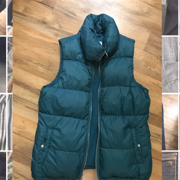 Old Navy Jackets & Blazers - Old navy teal puffy vest